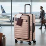 Pierre Cardin Bologara Pc Front Open Trolley S   25" Rose Pink MS Department Store Oman