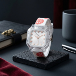 Panmila Transparent Plastic+White Dial MS Department Store Oman