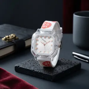 Panmila Transparent Plastic+White Dial MS Department Store Oman