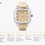 Panmila Transparent Plastic+Light Coffee Dial MS Department Store Oman