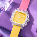 Panmila Transparent Plastic+Yellow Dial MS Department Store Oman