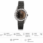 Sveston Lucia Women’s Crystal-Embellished Analog Bracelet Watch MS Department Store Oman