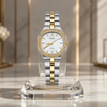 Ceshdun Elegant Two-Tone Crystal Bezel Women’S Wrist Watch MS Department Store Oman