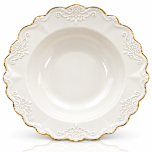 Solecasa 6/S8 5Soup Plate Plain White MS Department Store Oman