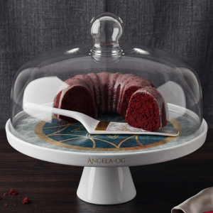 Angela Cake Set With Cover - OMK228 MS Department Store Oman