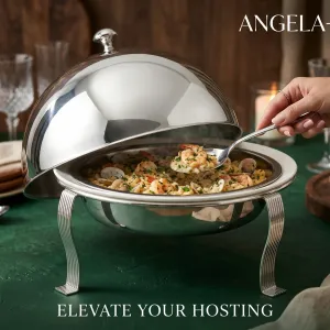 Angela Serving Dish With Cover-L - OWB1596 MS Department Store Oman