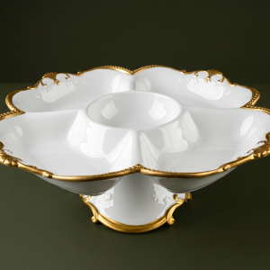 Angela-Og Snack Dish With Base - OVS048 MS Department Store Oman