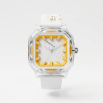 Panmila Transparent Plastic+White/Yellow Dial MS Department Store Oman