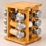 Elite Houseware Wooden Salt Shakerset 12 Pieces MS Department Store Oman