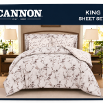 Cannon Bed Sheet King 4Pc MS Department Store Oman