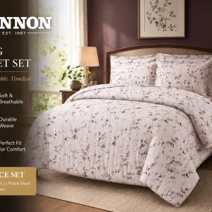 Cannon Bed Sheet King 4Pc MS Department Store Oman