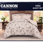 Cannon Bed Sheet King 4Pc MS Department Store Oman
