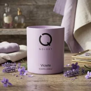 Violete Candle-120Gr MS Department Store Oman