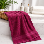 Spano Plain Bath Sheet 84X165 500Gsm Assorted Colours MS Department Store Oman