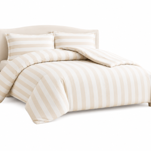 Cannon Stripe Single Comforter 4Pc Brown MS Department Store Oman