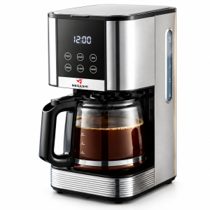 Mebashi Drip Coffee Machine Digital Touch Screen (1.5L; Blk SS) MS Department Store Oman