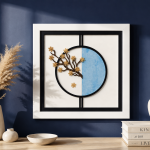 Modern Framed Winter Branch Wall Art MS Department Store Oman