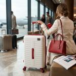 Pierre Cardin Nagga Brand Pp Trolley S   20 White MS Department Store Oman