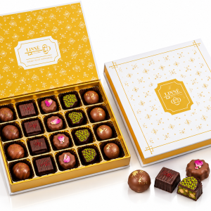 Linne Chocolate Omani Flavours Open Chocolate 20Pcs Box MS Department Store Oman