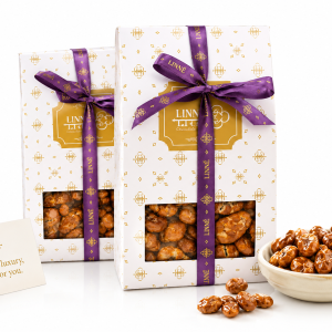 Linne Chocolate Lipican White Chocolate With Pecan & Caramel 250 Gram MS Department Store Oman