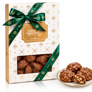 Linne Chocolate Salted Caramel Chocolate Box 250 Gram MS Department Store Oman