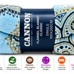 Cannon Flannel Blanket Single 160/200 Cm Prt MS Department Store Oman