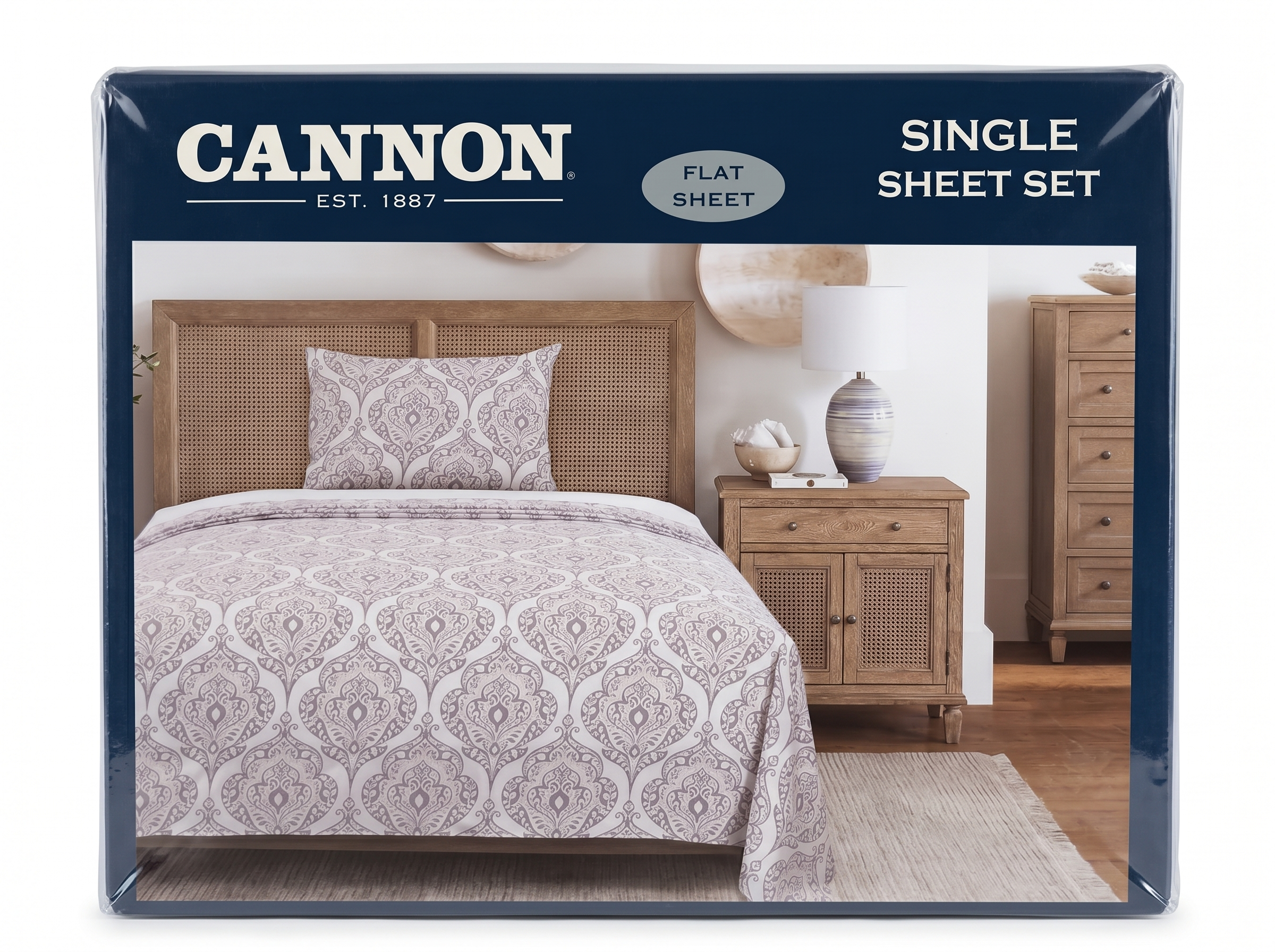 Cannon Bedsheet Single 2Pc MS Department Store Oman