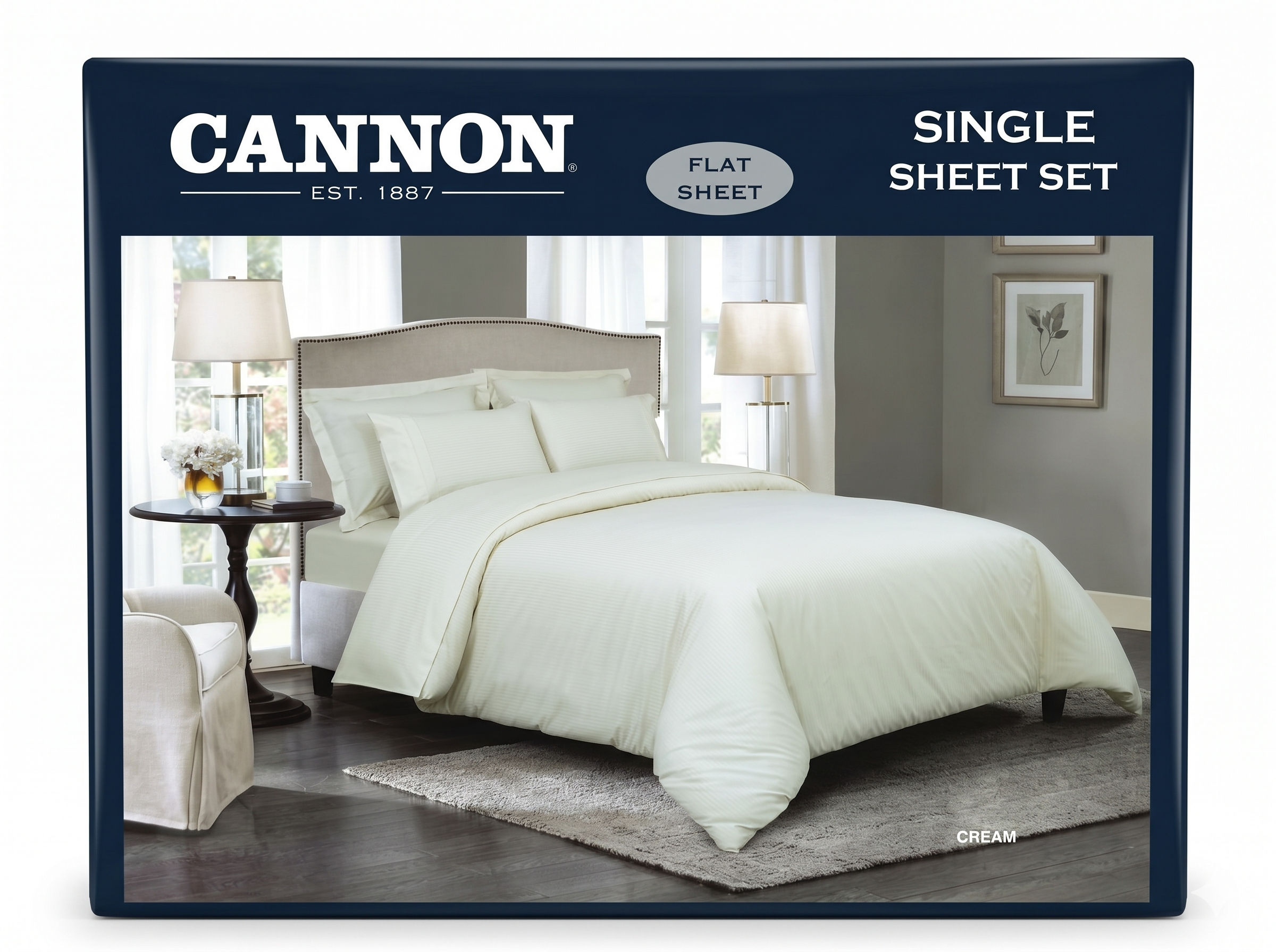 Cannon Bedsheet Single 2Pc MS Department Store Oman