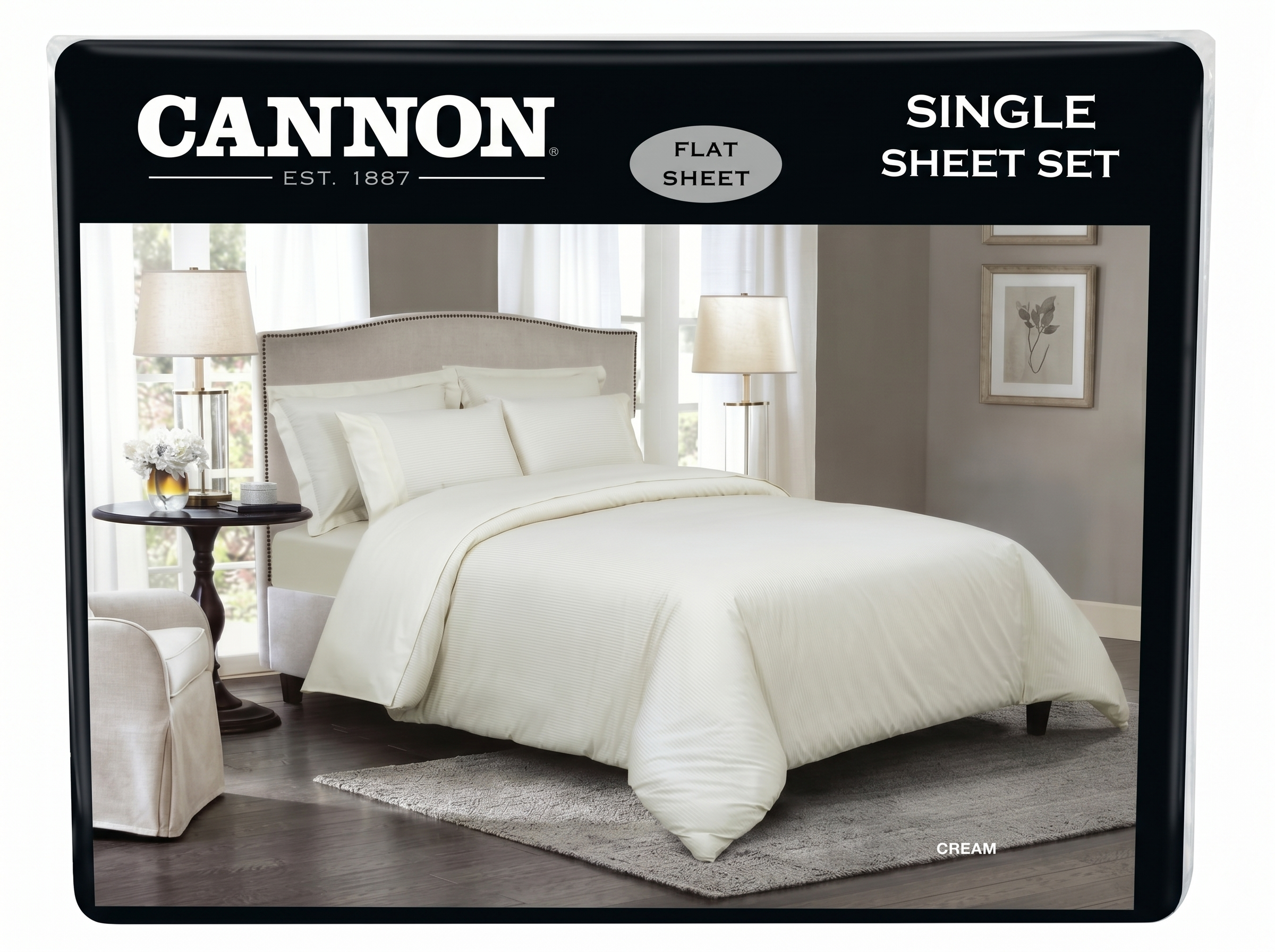 Cannon Bedsheet Single 2Pc MS Department Store Oman