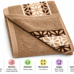 Cannon Wings 70X140 Bath Towel Beige MS Department Store Oman