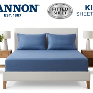 Cannon Bed Sheet Fitted King 3Pc MS Department Store Oman
