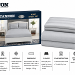 Cannon Bed Sheet Fitted King 3Pc MS Department Store Oman