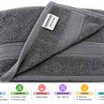 Cannon Bath 70X140 Towel Grey MS Department Store Oman