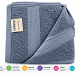 Cannon Bath Towel 70X140 Plain2  City Blue MS Department Store Oman