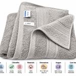 Cannon Bath Sheet 84X163 Grey