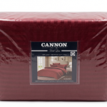 Cannon Qc Stripe King 3P 200Tc 230X250 Burgundy MS Department Store Oman