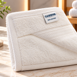 Cannon Wash Cloth  33X33 Plain2  White MS Department Store Oman