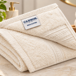 Cannon Hand Towel  41X66 Plain2  White MS Department Store Oman