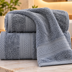 Cannon Hand Towel 41X66 Plain2  City Blue MS Department Store Oman