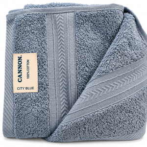 Cannon Hand Towel 41X66 Plain2 City Blue MS Department Store Oman