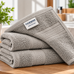 Cannon Hand Towel  41X66 Plain2  L.Grey MS Department Store Oman