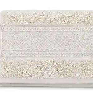 Field Crest Arabesque Bath Sheet 81X163 Ivory
