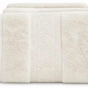 Field Crest Arabesque Bath Towel 70X140 White