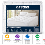 Cannon Mattress Topper Single 120X200+8 MS Department Store Oman