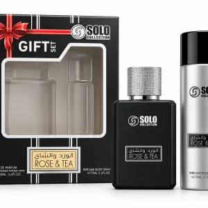 Hamidi Gift Set 2Pc Rose & Tea- 100Ml + 75Ml Deo (Solo Collection)