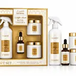 Hamidi Gift Set Musk Tahara Air Freshner 300Ml+50Gm+40Gm+15Ml