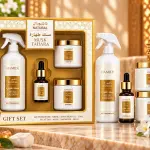 Hamidi Gift Set Musk Tahara Air Freshner 300Ml+50Gm+40Gm+15Ml