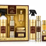 Hamidi Natural Amber 4 Pc Gift Set Air Freshner 480Ml+Edp 100Ml+Muattar 50Gm+Cpo 12 Ml
