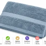 Dream Bath Sheet 81X163 Cm 450Gsm Cashmere Blue