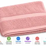 Dream Bath Sheet 81X163 Cm 450Gsm Chalk Pink